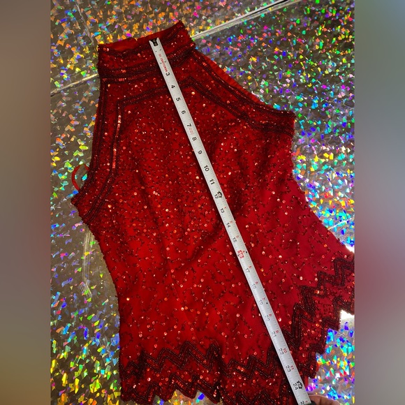 Mark & john gopal vintage red beaded top - Picture 6 of 8
